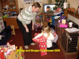 22.3 Shirley and Granddaughter Morgan, Christmas 2006